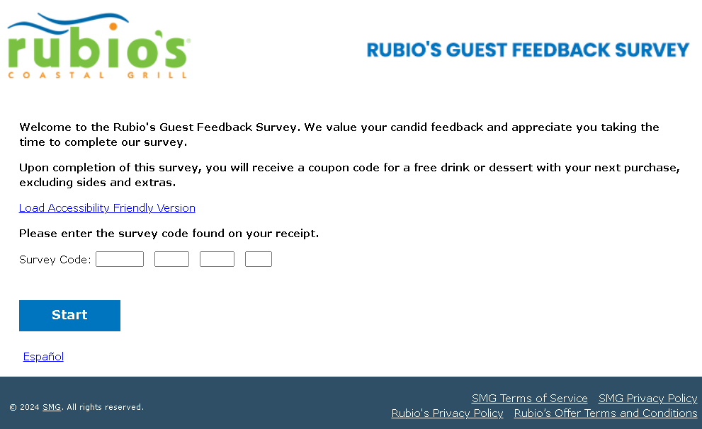 www.tellrubios.com - Win a Voucher - Rubiolistens Survey Guide